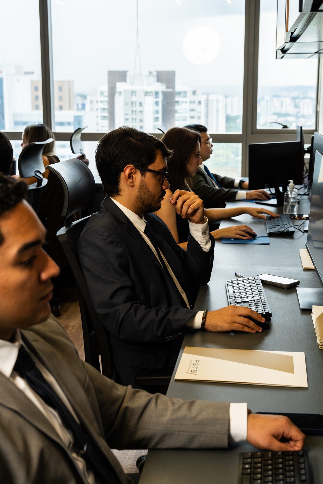 Rotina de trabalho da equipe do FGTB
